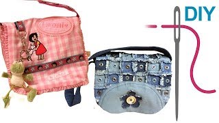 Tasche nähen für Anfänger – DIY Kindergartentasche quotLottaquot [upl. by Alexi721]