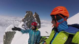 Cordier Couloir at Aiguille Verte [upl. by Imeka]