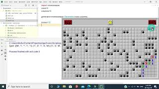 A Simple Minesweeper Matrix game using python   AK [upl. by Boehike370]