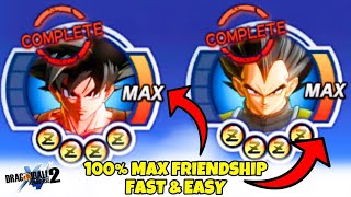 HOW TO MAX FRIENDSHIP FAST IN XENOVERSE 2 WITHOUT DLC 2024 [upl. by Theresa]