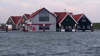 Hoogwater in Oudeschild  Weer Texel [upl. by Spanjian348]