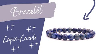 Bracelet LapisLazuli [upl. by Urania501]