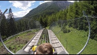 Rodelbahn Alpine Coaster Imst Austria Full ride in HQ 1080p 25fps Go Pro Hero3 Black Edition [upl. by Ahsinek]