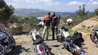 Harley Davidson ride to Aphrodites Rock Brewery Cyprus part three [upl. by Sonitnatsnok]