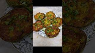 Shimla Mirch sabji masala Pakoda FriedVegShort [upl. by Aikrahs]