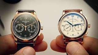 Patek Philippe 5170 vs A Lange amp Söhne 1815 Chronograph  Watchfinder amp Co [upl. by Adniram]