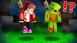 Why Hung JJ and Mikey in Minecraft Challenge  Maizen JJ and Mikey [upl. by Nedarb]