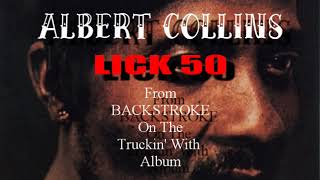 Albert Collins  Lick 50  from Backstroke off of Truckin With [upl. by Eugenius466]