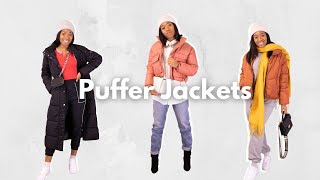 How to Style Puffer Jackets  Winter Coats  Styling cropped puffers longline and puffer vests [upl. by Ahsaele]