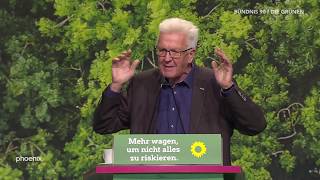 Rede von Winfried Kretschmann auf dem Parteitag in Bielefeld [upl. by Gavin]