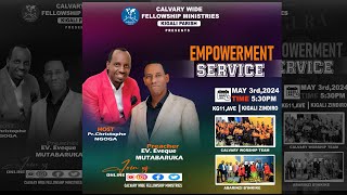 EMPOWERMENT SERVICE With Pastor NGOGA CHRISTOPHE AND Ev EVEQUE MUTABARUKA  03  05  2024 [upl. by Oitaroh]