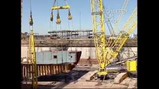 Maersk Ship Building in Denmark Part 1 [upl. by Lihas82]