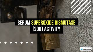 Serum Superoxide Dismutase SOD activity [upl. by Tama887]