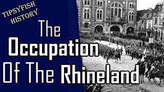 The German occupationRemilitarization of the Rhineland [upl. by Anilecram]