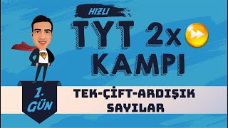 TekÇiftArdışık Sayılar I TYT 2x Kampı  Hızlı I yks2023 [upl. by Aniteb43]