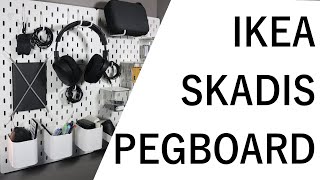 How Im Using the IKEA SKÅDIS Pegboard  Minimalism [upl. by Heisser]