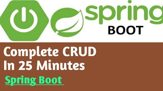 Spring Boot CRUD  GetMapping  PostMapping DeleteMapping amp PutMapping  7  Spring Boot Hindi [upl. by Zalucki]