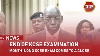 Monthlong KCSE exam comes to a close [upl. by Llerreg]