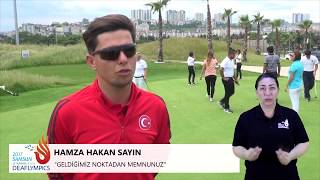 Golfte İlkler Yaşanacak  Deaflympics2017 [upl. by Hannis]