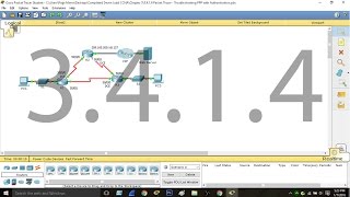 3414 Packet Tracer Trouble shooting PPP and Authentication [upl. by Zandt944]