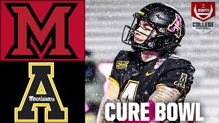 Cure Bowl Miami OH RedHawks vs Appalachian State Mountaineers  Full Game Highlights [upl. by Jamnes]