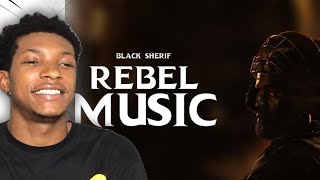 BLACKO IS BACK Black Sherif Rebel Music Performance Video [upl. by Anaeli]