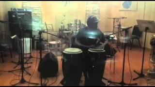 Nego Feijão Gravando Congas  Samba de Roda [upl. by Edialeda754]