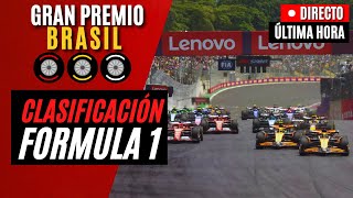 🔴 F1 DIRECTO  GRAN PREMIO DE BRASIL 2024  CLASIFICACIÓN  Live Timing [upl. by Vastha]