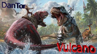 RU Dantor x3 PvE mod map Vulkan Paleo ARK Alfa Dragon 16 прохождение стрим 378 [upl. by Aneres413]