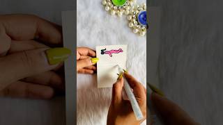 DIY Flipbook 😱 crafteraditi flipbook diy handmade shorts giftideas CrafterAditi [upl. by Enelyaj]