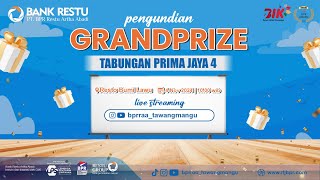 Live Pengundian Grandprize Tabungan Prima Jaya 4 Bank Restu Artha Abadi Cabang Palur [upl. by Jar]