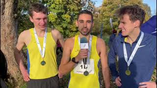 Lindsays National XC Relays Senior Men amp Non Binary Champions  Central AC  Interview [upl. by Brocklin]