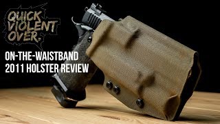 QVO Tactical On The Waistband 2011 Holster Review [upl. by Jasmin]