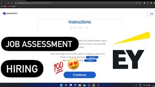 EY job interview assessment exam preparation pymetrics Ernst amp Young GDS India hiring [upl. by Storer125]