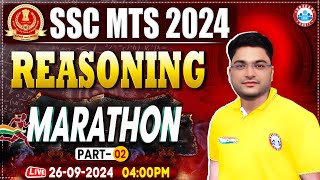 SSC MTS Reasoning Classes 2024  SSC MTS Marathon  Reasoning By Shobhit Sir Part 2 [upl. by Akemal]