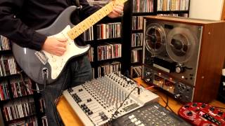 Reeltoreel Tape Delay Demonstration with Electric Guitar [upl. by Acker519]