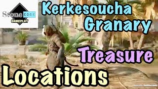 Assassin’s Creed Origins  Kerkesoucha Granary Loot Treasure Locations [upl. by Ahsier]