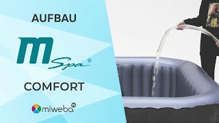 Aufbau MSpa Comfort Serie  Outdoor Whirlpool  Spaß für die ganze Familie [upl. by Llewej]