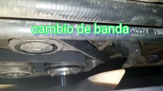 Como cambiar una banda de un Nissan frontier V6 [upl. by Ulrike]