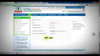 How to Upload the Return to Income Tax Filing Site [upl. by Gnirol]