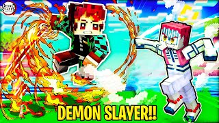 Demon Slayer MOST EPIC Mod for Minecraft PE 🔥  Sam 95 [upl. by Ostraw606]