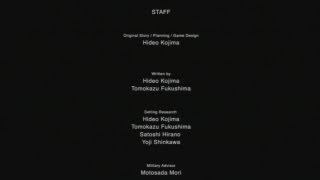 Metal Gear Solid 2 HD  End Credits  Gameplay [upl. by Erik63]