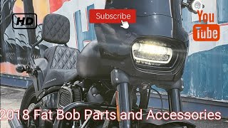 20182023 HarleyDavidson Fat Bob Parts and Accessories w Sound Cip [upl. by Sirapal]