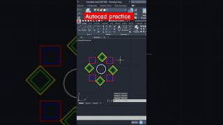 AutoCad practice Drawing  Autocad 2d tutorial for beginners  Drawing  CAD by Ankit  autocad [upl. by Lesslie174]