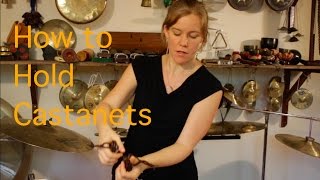 Castanets Basics 1 How to put on castanets [upl. by Yrrag416]