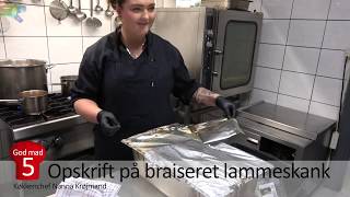 Braiseret lammeskank Restaurant Olive i Århus [upl. by Scholz]