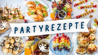 Partyrezepte Leckere Party Snacks und Fingerfood zum Vorbereiten fürs Buffet Geburtstag Silvester [upl. by Nannoc967]