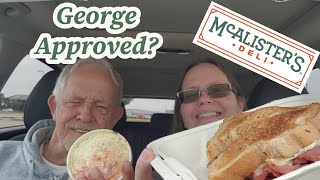 Dads First Time Trying McAlisters Deli🌟Review [upl. by Giza]