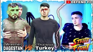 REACTING TO Dagestani WRESTLER vs Turkish THAIBOXER SMASH KO DFC [upl. by Maryly]