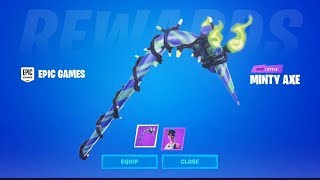 COMMENT OBTENIR DES CODES POUR LA PIOCHE MINTY PIOCHE LA PLUS RARE SUR FORTNITE [upl. by Susan300]